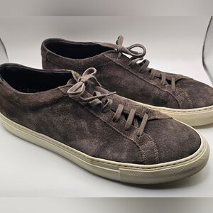 Common Projects Original Achilles Gray Suede Low Mens 46